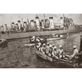 thumbnail image 2 of World War I Italian Navy. Na Flotilla Of Destroyers Moored At A Naval Station In Italy During World War I. Photograph, 2 of 4