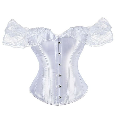 

Ladies Goth Court Strap Body Shapewear White Shapewear Tops Corsets For Women Overbust Bustier Lingerie Top Goth Bandage Shapewear Underwear