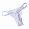 thumbnail image 4 of Braguitas de talle bajo con tiras lisas para mujer Blanco m, 4 of 6