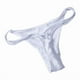 thumbnail image 4 of Bikini De Cadena Para Mujer Ropa Interior De cinturo Baja Espalda Lencería Blanco m, 4 of 6