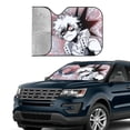 thumbnail image 6 of My Hero Academia Car Windshield Sun Shade, Front Window Sun Shades, Visor Shield Cover For Car Suv Truck, Visor Protector Blocks Uv Rays, Keep Your Vehicle Cool, Medium, 55*29.9 Inch, 6 of 8