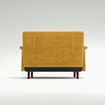 thumbnail image 5 of Artdeco Home Boston Convertible Futon Chair Yellow, Velvet Medium Pillows Included, Multi-Position 6 in Sofa, Futon Chair, 5 of 12