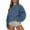 Blue, variant on Resicozy Womens Sweatshirts Oversized Crewneck Y2K Hoodies Fall Fashion 2025 Solid Color Clothes Cute Winter Pullover Sweater Black S