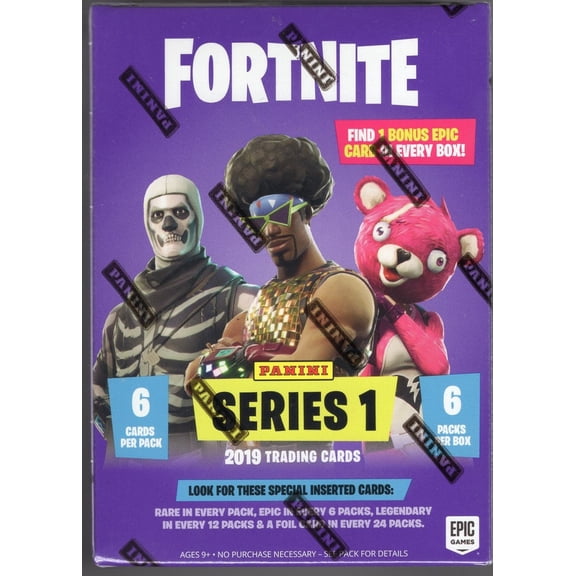2019 Panini Fortnite Trading Value Box
