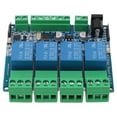 thumbnail image 2 of Carte Relais d'Isolation Opto, Connexion Facile Module Relais 4 Canaux Individuel On et Off Multifonctionnel pour Contrôleur PLC, 2 of 8
