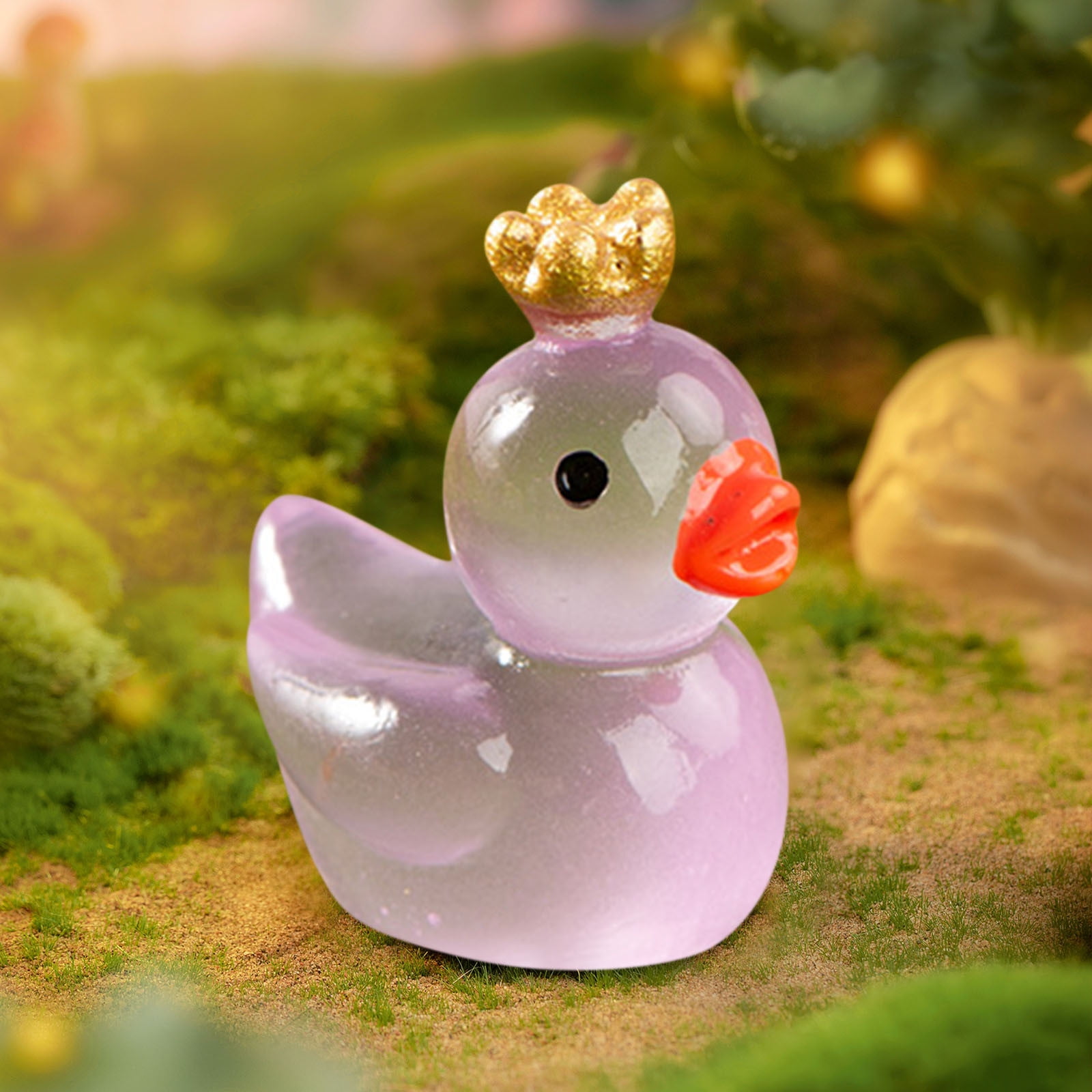 150 Mini-Enten Aus Harz – Leuchten Im Dunkeln – Für Deko, Puppenhaus & Garten