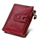 thumbnail image 1 of Cartera con bloqueo RFID Yinane tarjetero plegable con ventanas de identificación para hombre rojo, 1 of 8