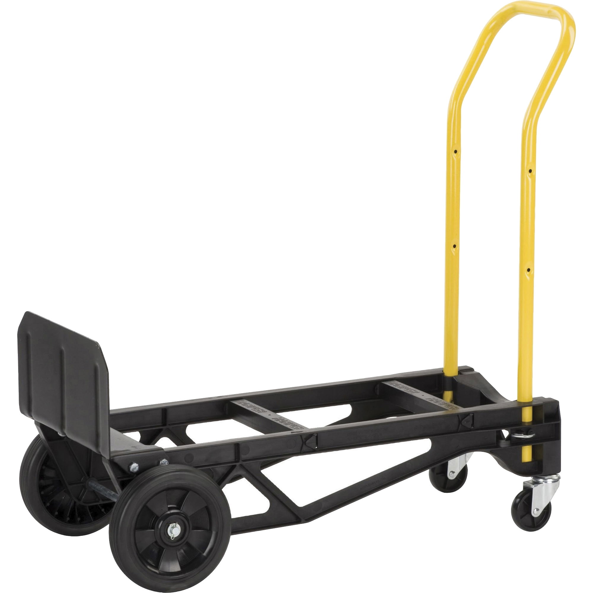 2 In 1 Convertible Hand Truck Dolly Steel 400 Lbs Capacity Swivel Casters Green 