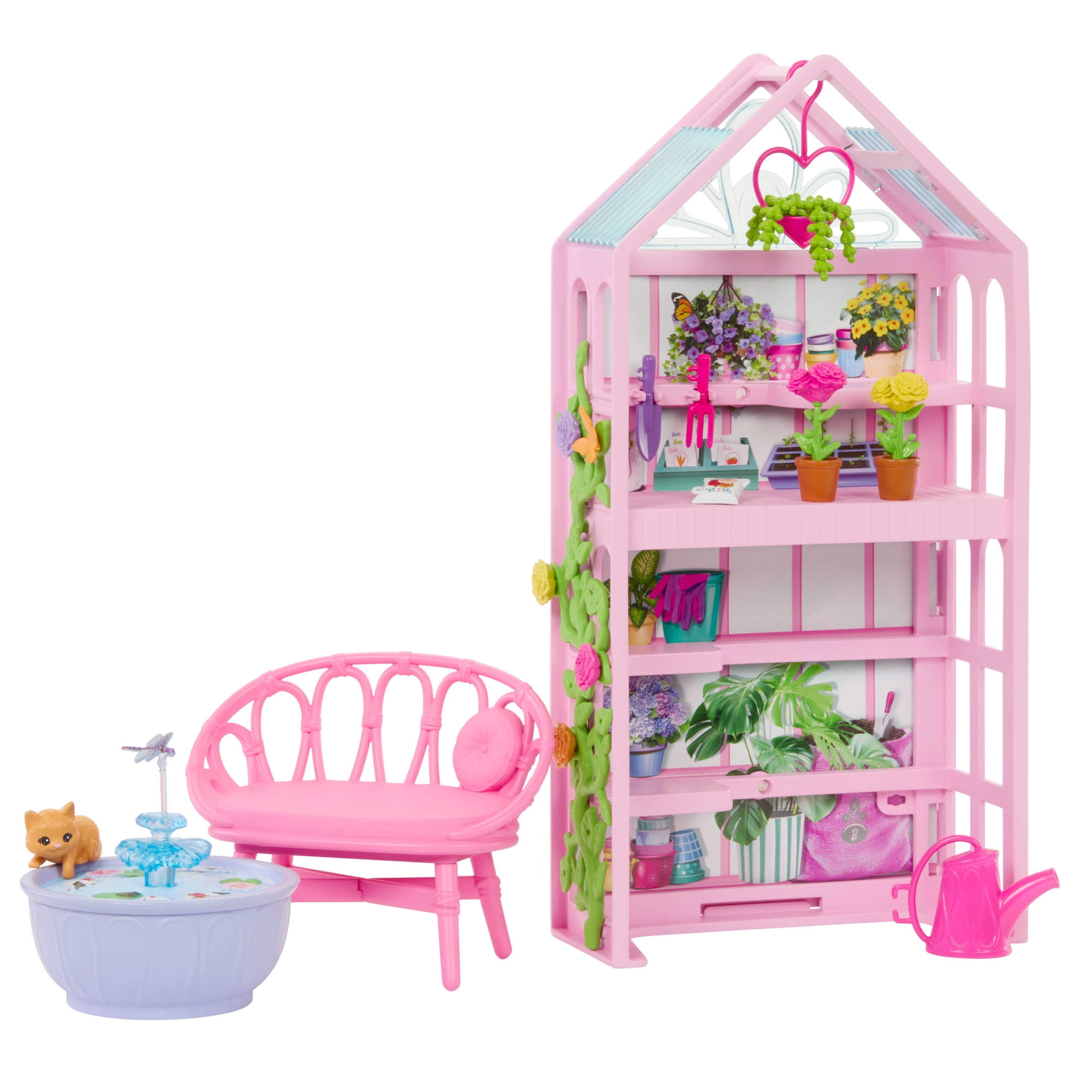 Barbie Florist Doll & Flower-Making Playset | Create Beautiful Blooms With Dough & Magic Machine | Blonde Doll Included