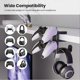 thumbnail image 3 of Gaming Headset Stand Controller Holder 360-Degree Rotating Universal PC Gaming Accessories Controller Headset Stand Storage Stand Black, 3 of 3
