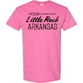 thumbnail image 3 of Inktastic From Little Rock Arkansas in Black Distressed Text T-Shirt, 3 of 5