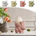 thumbnail image 1 of Ceramic Animal Breakfast Tray | Cute Tabletop Decor for Living Room or Dining Room | Holds Food & Enhances Table Setting | White, Yellow, Green, Pink, 1 of 7