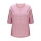 thumbnail image 2 of TaTaai Women's Short Sleeve T-Shirt / Vintage Embroidery Loose-Fit Round Neck Blouse / Cotton-Linen Breathable Casual Top Gift, 2 of 6