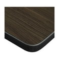 thumbnail image 6 of Regency Kee 36" Square Breakroom Table- Neo Walnut/ Chrome & 4 'M' Stack Chairs- Grey, 6 of 9