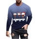 thumbnail image 2 of Blusas y camisas de manga larga y cuello redondo para hombre, camisetas casuales con estampado de moda y cuello redondo, blusas de licra de manga corta para hombre., 2 of 5