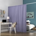 thumbnail image 5 of Sun Zero Jules 100% Blackout Rod Pocket 40" x 84" Single Curtain Panel in Purple, Adult, 5 of 7