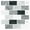 White Gray, variant on DEWOO Peel and Stick Backsplash Wall Tiles, White 3D Wall Panels, Heat & Water Resistant, Easy DIY Kitchen, Bathroom, Laundry, Fireplace & Rental Home Wall Décor (10-Sheet, 12"×12")