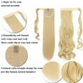 thumbnail image 5 of Benehair Clip in Ponytail Extensions for Women Wrap Around Long Thick Straight Curly Hairpiece, 5 of 13