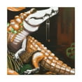 thumbnail image 1 of Crocodile in Rococo. - Canvas, 1 of 10