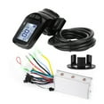 thumbnail image 2 of Controlador de motor sin escobillas de 48 V y 350 W con pantalla LCD y acelerador de pulgar para bicicleta eléctrica y scooter, 2 of 12