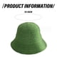 thumbnail image 4 of Sombrero de paja para el sol, sombrero de pescador tejido, sombrero de playa, gorra plegable, gorras de verano, sombrero de pescador para mujer, 4 of 6