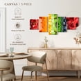 thumbnail image 4 of Elephant Stock Food For The Health Wall Art - Horizontal Multi Panel Canvas - 5 Piecedining Room Wall Decor - Photography Food And Drink Multi Panel - Red And Orange Decor - 29" x 12", 4 of 4