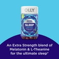OLLY Extra Strength Sleep Gummy Supplement, 5mg Melatonin, L Theanine, Blackberry, 70 Ct