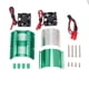 thumbnail image 2 of Ventilador de Motor RC práctico dispositivo de refrigeración de alta eficiencia pieza de actualización fiable Kit de sistema de disipador de calor reemplazo para E-REVO verde 1 Juego Inevent FN001703-02, 2 of 7