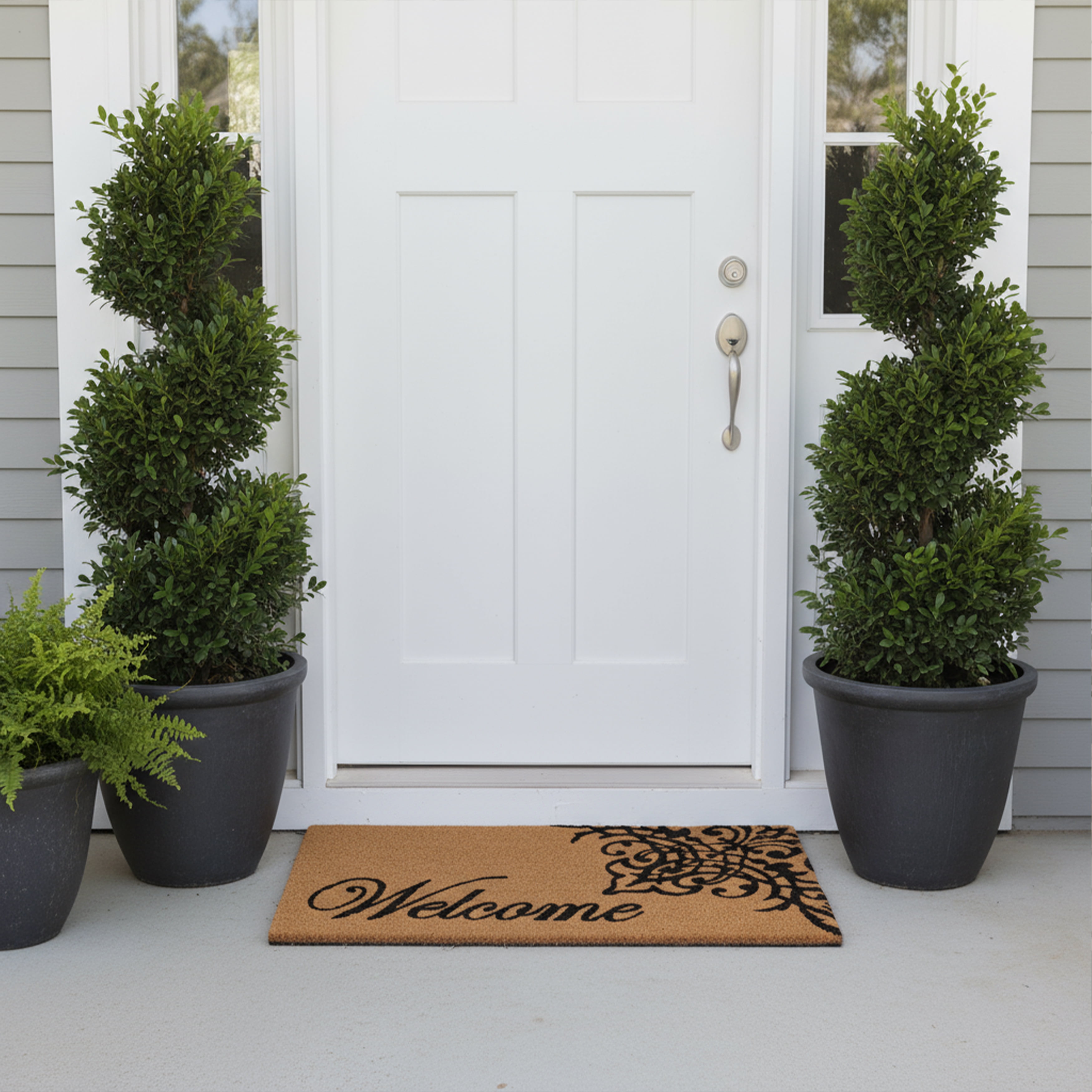 Calloway Mills Scroll Welcome Outdoor Doormat 2' x 3'