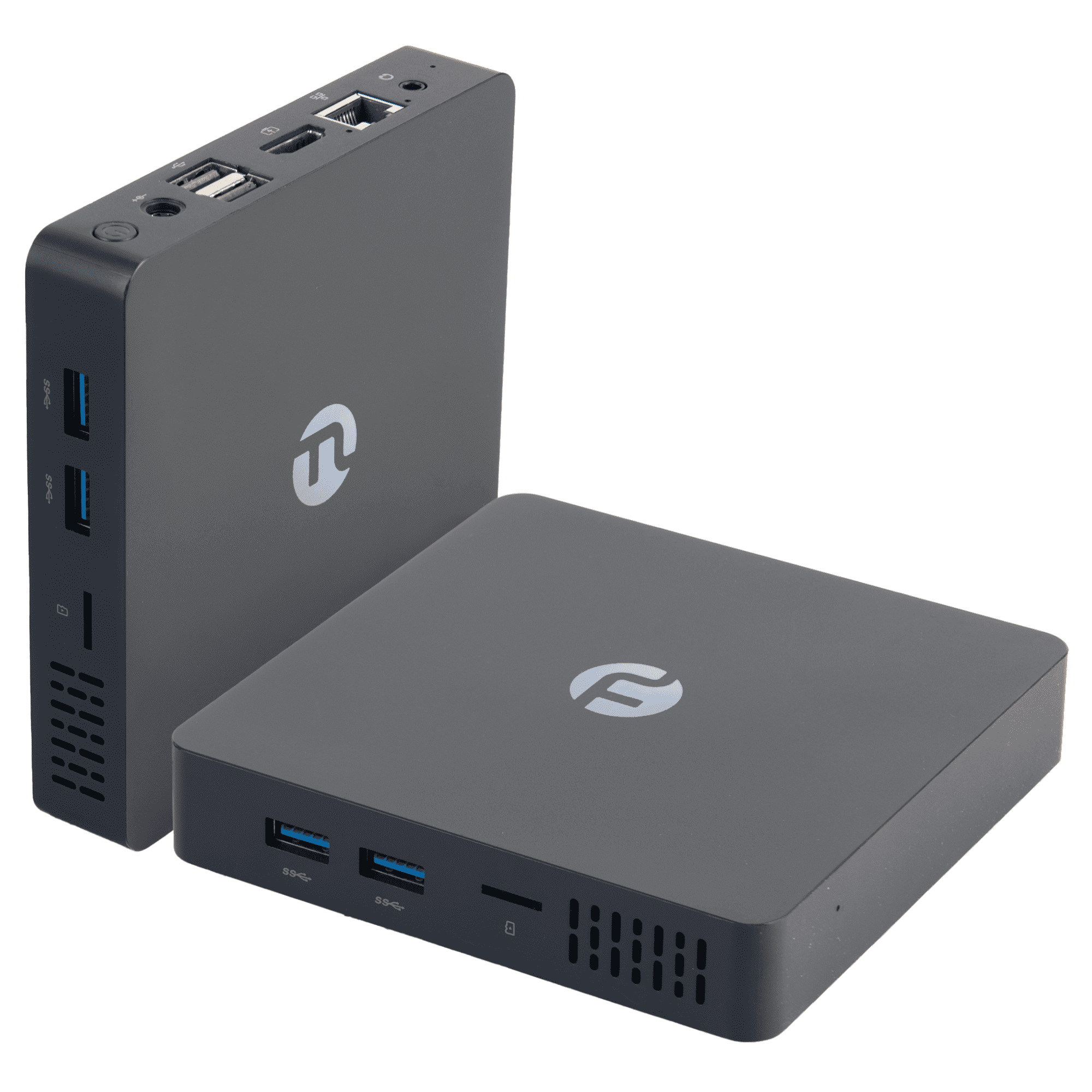 ACEMAGIC Prebuilt S1 Mini PC, Small Desktop System with DIY LCD