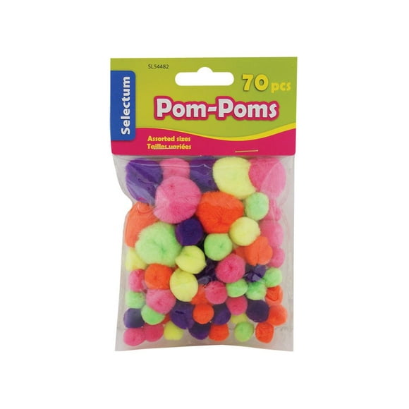 Selectum SL54482 Pom-Poms (Pack of 70)