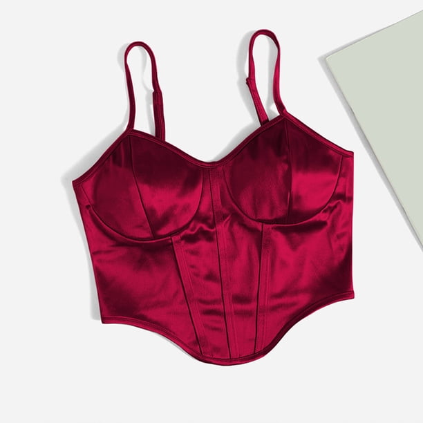 Puntoco Camisetas sin mangas ajustadas para mujer, blusa informal cómoda con cuello en V y estampado a la moda para mujer