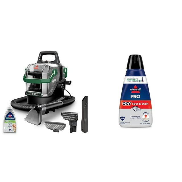 Limpiador de alfombras Bissell Little Green Pet Pro 950 ml con fórmula