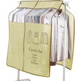 thumbnail image 1 of Funda universal antipolvo para ropa con ventana transparente - 90*110cm, beige, 1 of 4