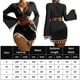 thumbnail image 2 of Conjunto de bikini para mujer 4 piezas Traje de baño de verano con borlas Trajes de baño simples (Negro L) Tmvgtek Para estrenar, 2 of 5