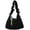 Black, variant on Kukuzhu Quilted Shoulder Bag for Women Padding Down Cotton Large Hobo Bag