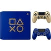 Playstation PS4 Days of Play Limited Edition Gaming Bundle: Days of Play PS4 Slim 1TB Console with Limited Edition Controller DualShock 4 Wireless and Extra Gold Wireless Controller