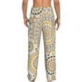 thumbnail image 3 of Disketp Flowers And Leaves Men'S Pajama Pants - Ultra Soft Fleece Sleep And Lounge Pants (Size: S-Xxl), 3 of 9