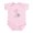 Petal Pink, variant on CafePress - Snowflake 1 Body Suit - Baby Light Bodysuit, Size Newborn - 24 Months