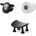 thumbnail image 2 of 3 Pack Lamb Toilet Paper Holder Sheep Toilet Paper Roll Holder Set Animal, 2 of 4