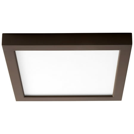 

Oxygen Lighting 3-334 Altair 9 Wide Led Flush Mount Square Ceiling Fixture - Bronze