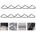 thumbnail image 3 of 20 Pieces Stainless Steel Triangle Ring Buckle V- Rings compatible Trampoline Spare Trampoline Mat Craft, 3 of 4