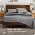 thumbnail image 3 of Bare Home Pillowcase Set - Envelope Closure - Premium 1800 Collection - Double Brushed - Ultra Soft - Standard Size, Light Gray, 2 Count, 3 of 6