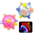 thumbnail image 4 of maskred Pet Jumping Ball Glowing Portable Flash Music Colorful Light Balls Entertainment Supply for Walking Color Random, 4 of 6