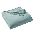 thumbnail image 2 of Better Homes & Gardens Linen Blend Quilt, King, Seafoam Green, Breathable Bedding, 2 of 5