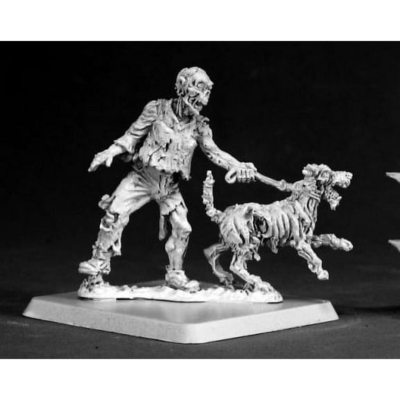 Reaper Miniatures Zombie Dog Handler #50069 Chronoscope D&D RPG Mini Figure