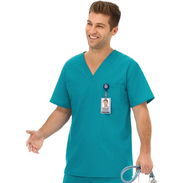 Fundamentals 14900 Unisex One Pocket Scrub Top