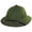 Olive Green, variant on French Pith Helmet - Big Head Version - ADJUSTABLE - Khaki