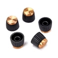 thumbnail image 5 of OUNONA 5pcs Guitar AMP Amplifier Knobs Gold Push On Knobs fits, 5 of 8