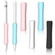 thumbnail image 2 of Laklulu Pack de 4 fundas protectoras de silicona para Apple Pencil Grip, funda protectora con agarre, accesorios de diseño ergonómico compatibles con Apple Pencil de 1.ª y 2.ª generación (blanco +, 2 of 8